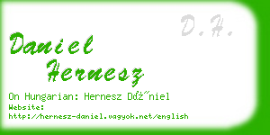 daniel hernesz business card